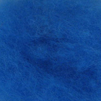 Bewitching Fibers Needle Felting Carded Wool - 8 ounce - Azure