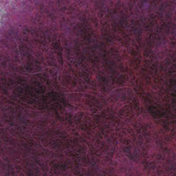 Bewitching Fibers Needle Felting Carded Wool - 8 ounce - Magenta