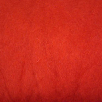 Bewitching Fibers Needle Felting Carded Wool - 1 ounce - Scarlet