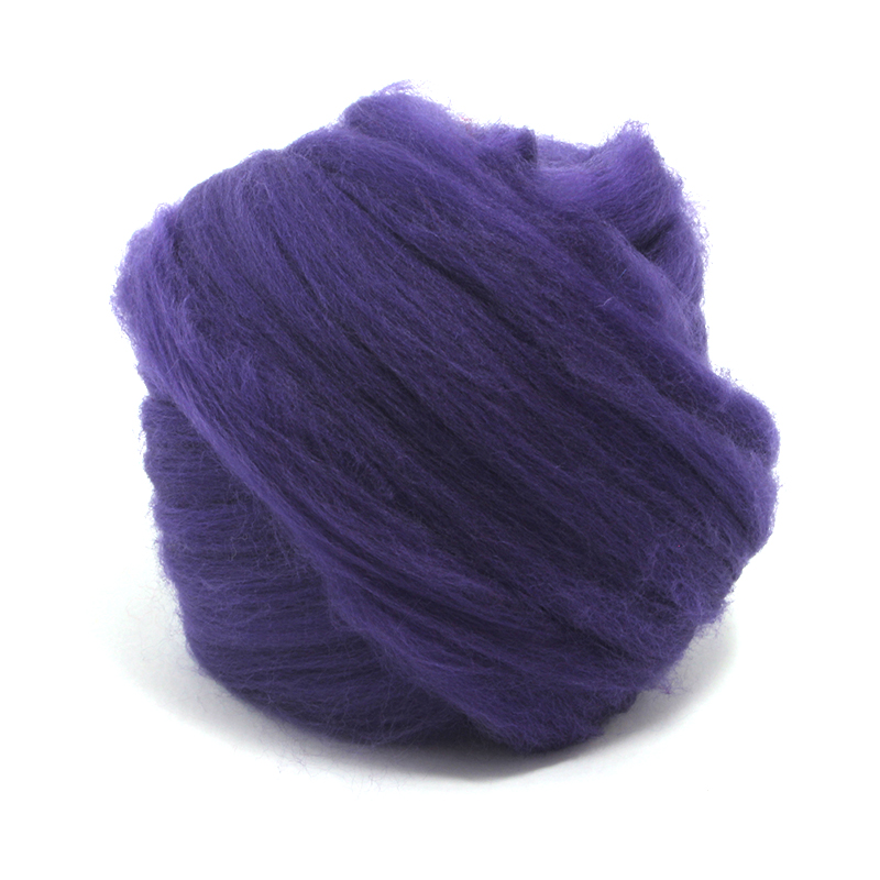 23 Micron Superfine Dyed Merino Combed Top ARM Knitting Yarn - 1 lb - Amethyst 45 23 Micron Superfine Dyed Merino Combed Top ARM Knitting Yarn - 1 lb - Amethyst 45