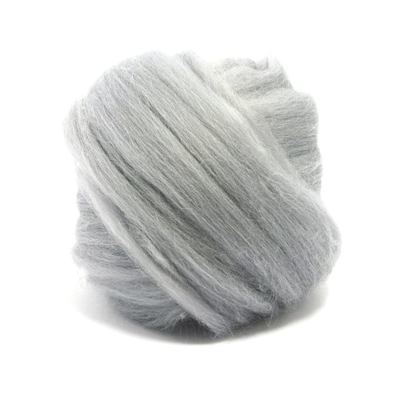 23 Micron Superfine Dyed Merino Combed Top ARM Knitting Yarn - 1 lb - Ash 37 23 Micron Superfine Dyed Merino Combed Top ARM Knitting Yarn - 1 lb - Ash 37