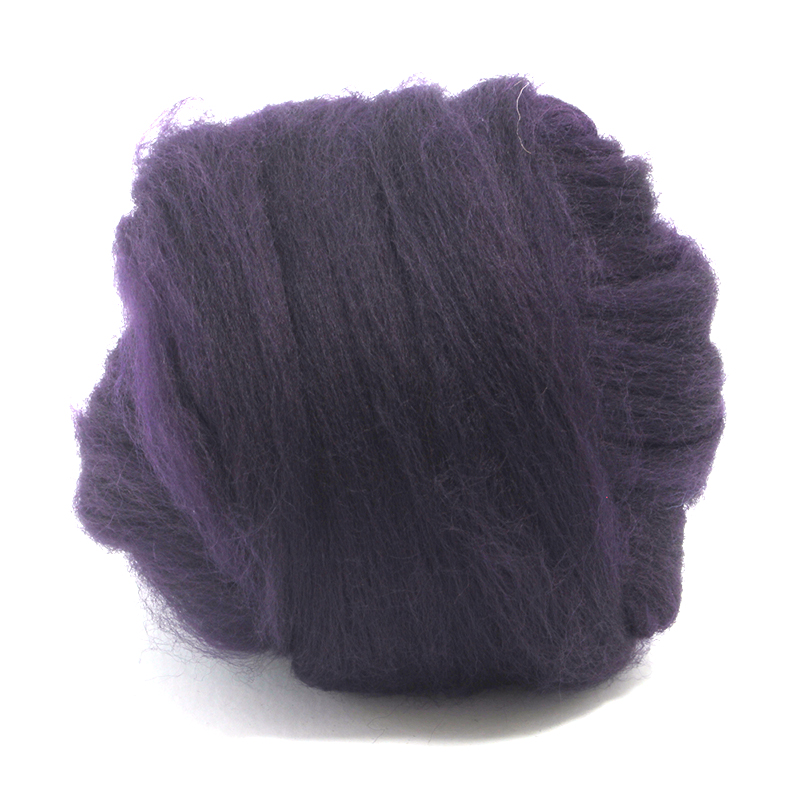 23 Micron Superfine Dyed Merino Combed Top ARM Knitting Yarn - 1 lb - Aubergine 19 23 Micron Superfine Dyed Merino Combed Top ARM Knitting Yarn - 1 lb - Aubergine 19
