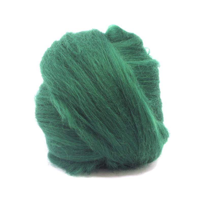 23 Micron Superfine Dyed Merino Combed Top ARM Knitting Yarn - 1 lb - Conifer 43 23 Micron Superfine Dyed Merino Combed Top ARM Knitting Yarn - 1 lb - Conifer 43
