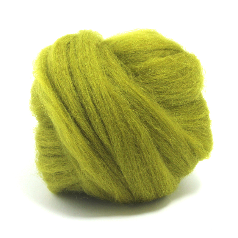 23 Micron Superfine Dyed Merino Combed Top ARM Knitting Yarn - 1 lb - Lichen 42