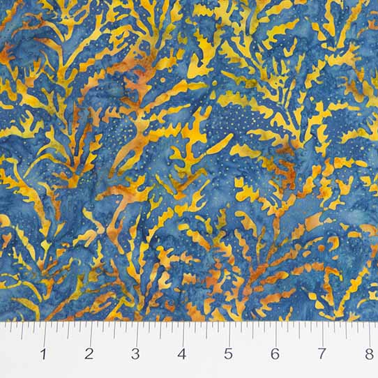 Ikat Sketch Banyan Batik Cotton Fabric by Northcott 80082-64