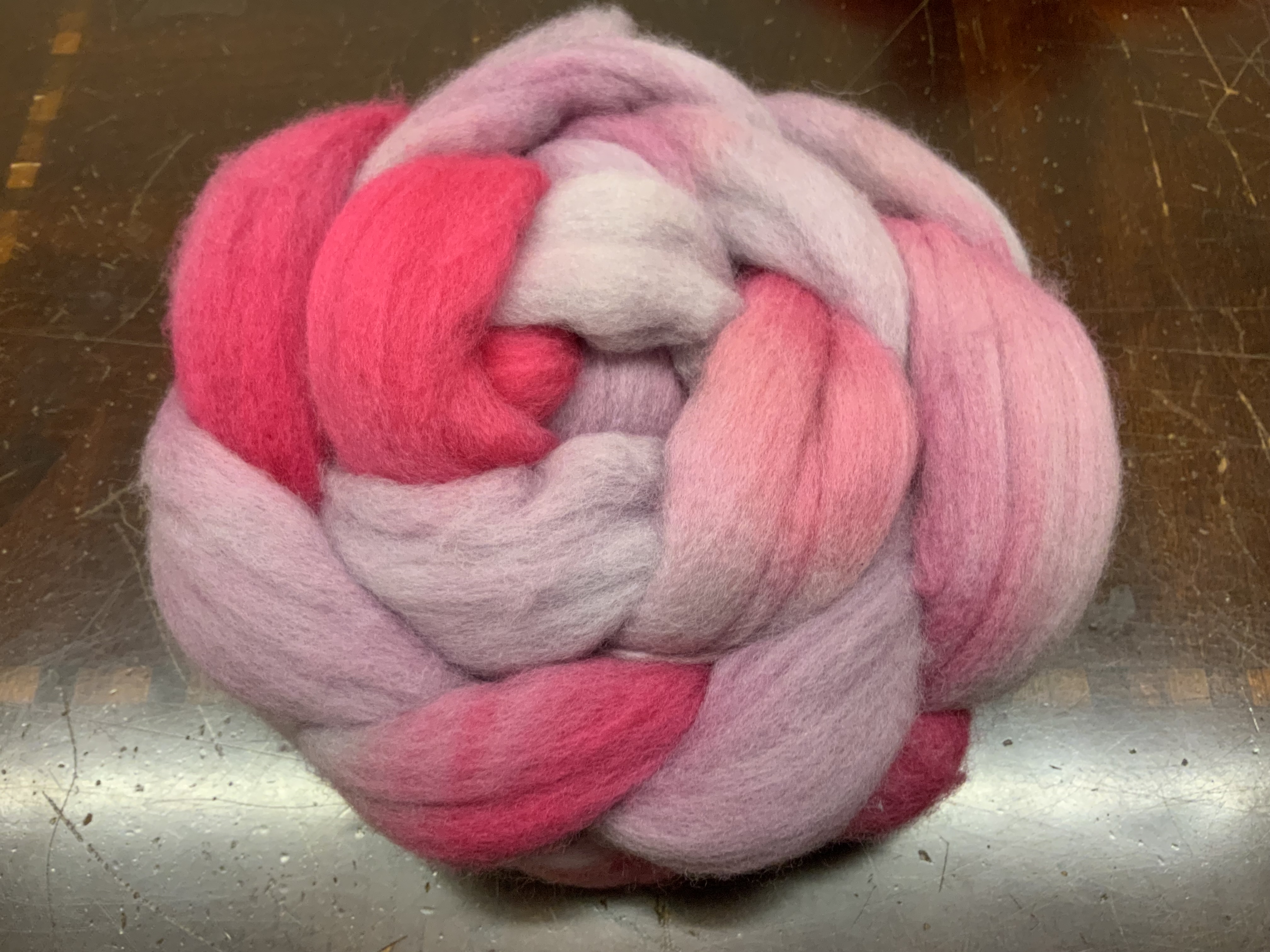Bewitching Fibers Polwarth Combed Top - 115 g (4.0 oz) Dawn