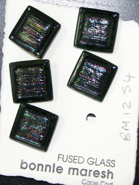 Bonnie Maresh Fused Glass Buttons - Medium BM1254