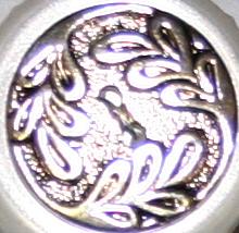 #240699 20mm Full Metal Button by Dill - Silver