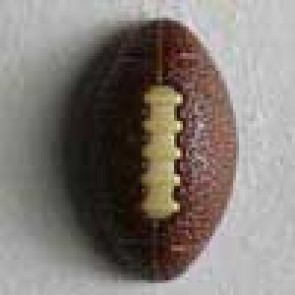 #251253 20mm (5/8 inch) Round Novelty Button by Dill - Football