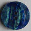 #300442 Plastic Fashion Button 23 mm (7/8 inch) by Dill - Blue