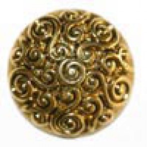#340448 23mm Full Metal Button by Dill - Gold Plated