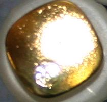 #380122 18mm Full Metal Button by Dill - Gold