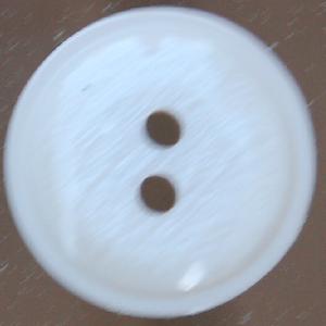 #W0920288 15mm ( 3/4 inch) Fashion Button - White