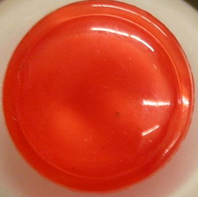 Vintage Glass Fashion Button - Red GD0960200 13mm ( 1/2 inch)