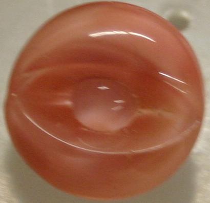 Vintage Glass Fashion Button - Rose GD0960204 13mm ( 1/2 inch)