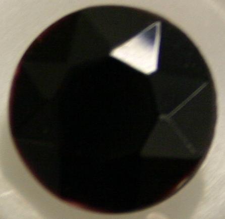 Vintage Glass Fashion Button - Black GD0960222 13mm ( 1/2 inch)