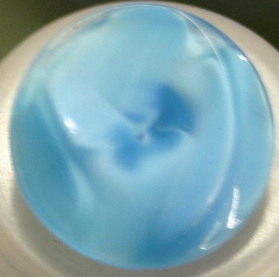 Vintage Glass Fashion Button -  Turquoise GD0960226 18mm ( 11/16 inch)
