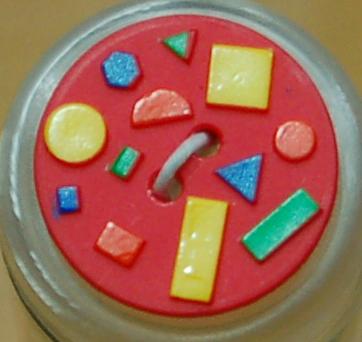 #2743 Red 3/4 inch Novelty Button