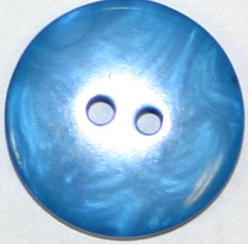 #w0260116 26mm (1 inch) Round Fashion Button - Peacock