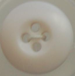 #W0920119 19mm ( 3/4 inch) Fashion Button - White