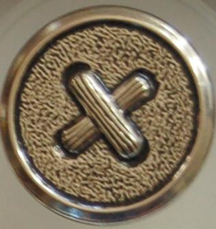 #W0920133 23mm ( 7/8 inch) Fashion Button - Metal