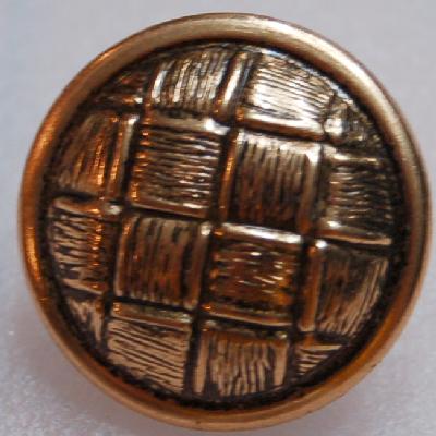 #W0920190 19mm ( 3/4 inch) Fashion Button - Antique Gold