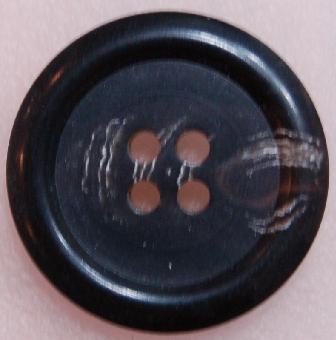 #w0920196 22mm (7/8 inch) Round Fashion Button - Brown