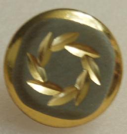 #w0920221 18mm (5/8 inch) Full Metal Fashion Button - Gold
