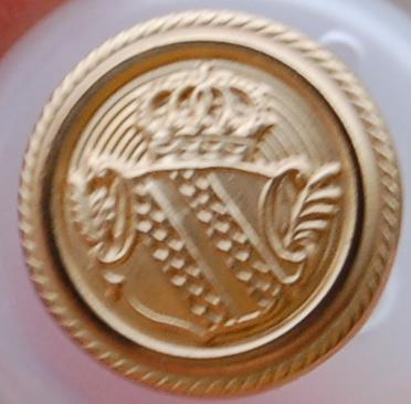 #w0920282 18mm (5/8 inch) Full Metal Gold Fashion Button