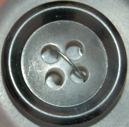 #W0920297 14mm ( 9/16 inch) Fashion Button - Gray