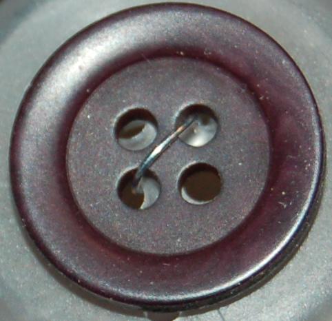 #W0920305 14mm ( 9/16 inch) Fashion Button - Brown