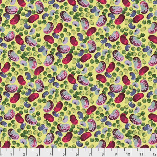 Peas & Beans Bright Martha Negley for Free Spirit Fabrics 100% Cotton Fabric