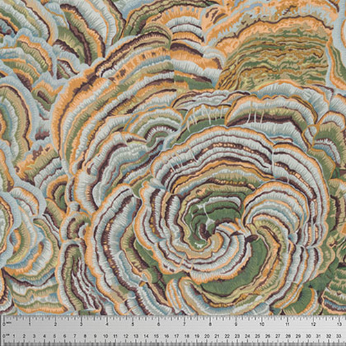Kaffe Fassett Collective 100% Cotton Fabric - Tree Fungi - Grey Kaffe Fassett Collective 100% Cotton Fabric - Tree Fungi - Grey