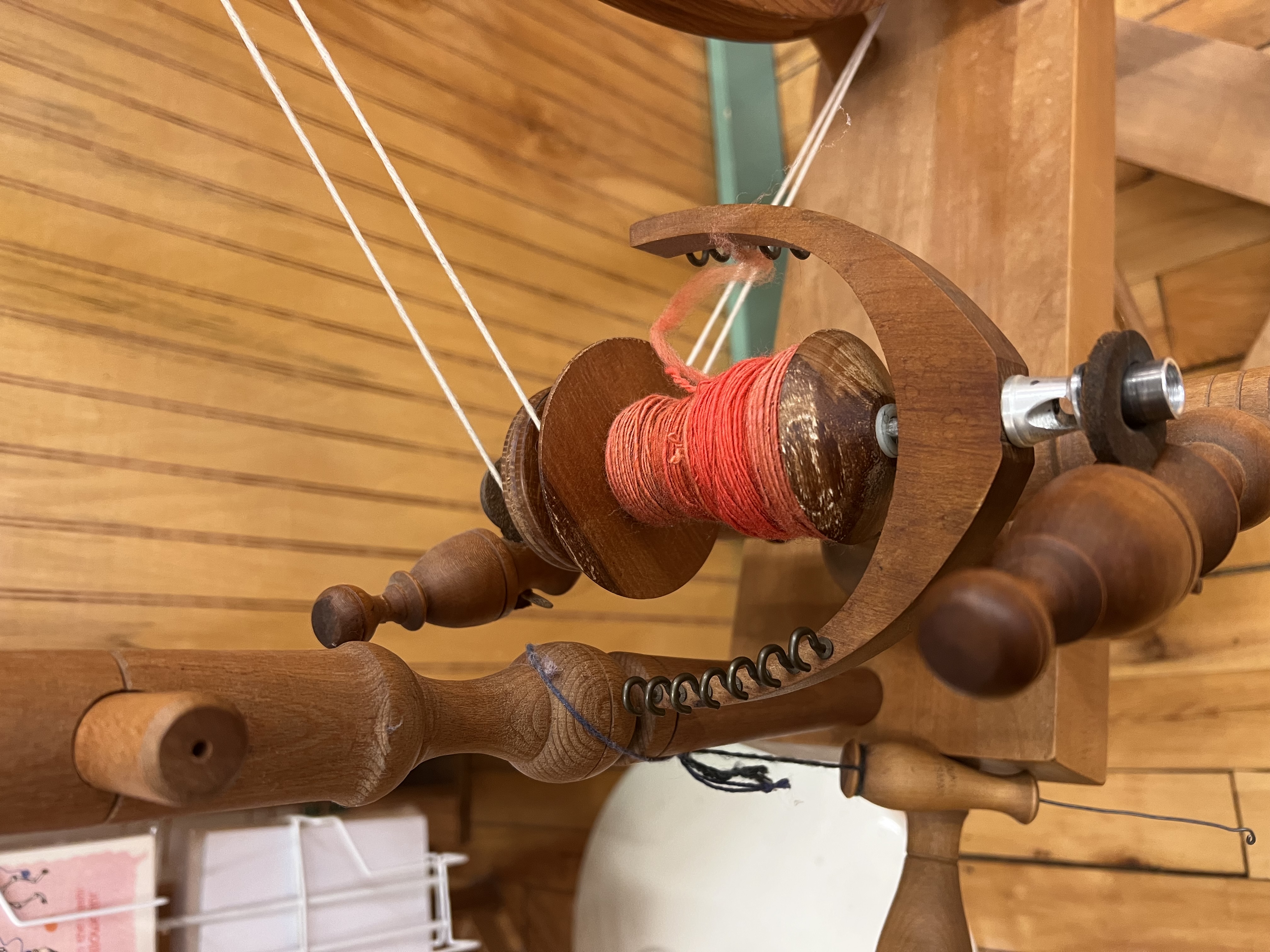 Spinning Wheel - Wood - Spins Like a Dream - Consigned