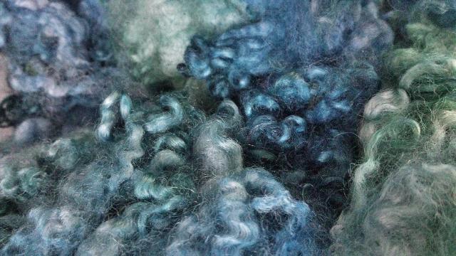 Ivy Brambles Border Leicester Curly Locks 1oz bag - #726 Tourmaline Ivy Brambles Border Leicester Curly Locks 1oz bag - #726 Tourmaline