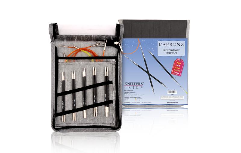 Knitters Pride Karbonz 3.5 inch Interchangeable Needle Set 16 inch Special