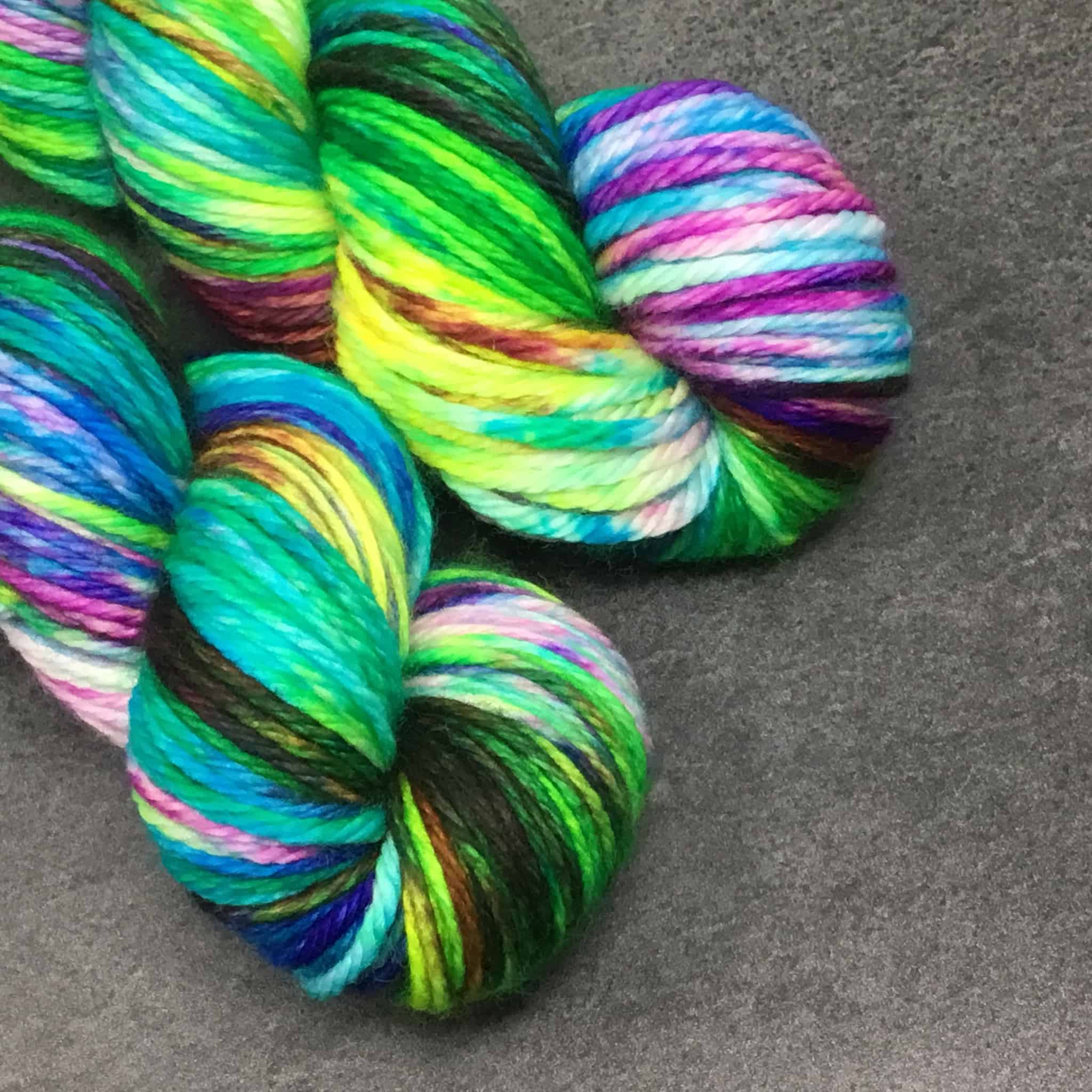 Shirsty Cat Designs BFL Sock Yarn - Brain Waves