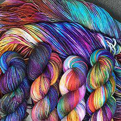 Shirsty Cat Designs BFL Sock Yarn - Prismatic