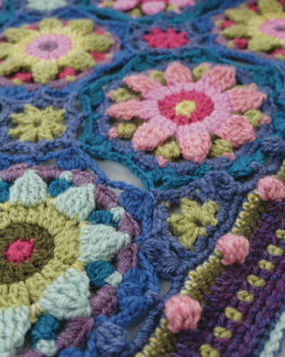 Yarn Pack - Summer Palace Crochet Blanket by Jane Crowfoot