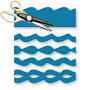 Fiskars Paper Edgers Scissors - 8257 Wave