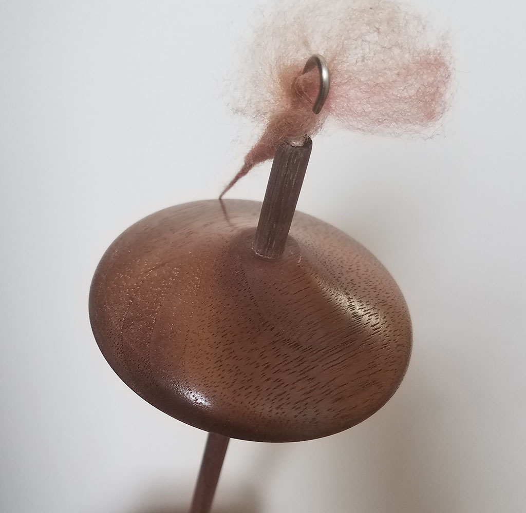 Rosamund Wood Turnings Drop Spindle - American Black Walnut - 2 3/4 inch 0.9 oz Rosamund Wood Turnings Drop Spindle - American Black Walnut - 2 3/4 inch 0.9 oz
