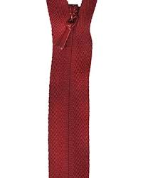 22 inch (56 cm) - Invisible Zipper - Unique by YKK - Cranberry